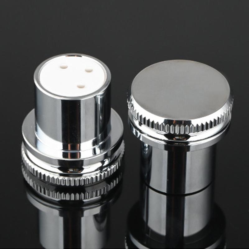 4 Stück Geräuschdämpfer Abschirmung Buchsenabdeckung Kappe Phono-Stecker RCA-Stecker Staubkappe XLR Stecker Buchse Schutzabdeckung