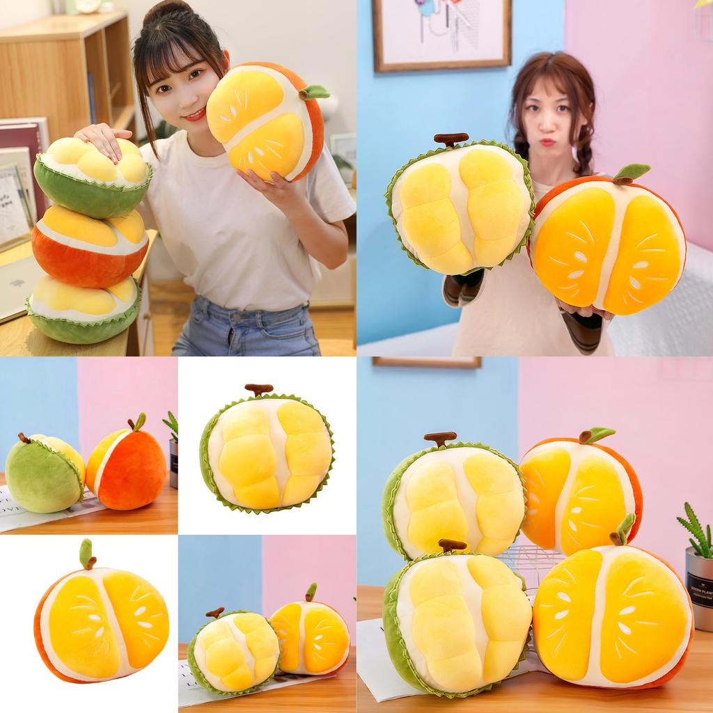 Super Soft Plush Fruit Doll Durian Orange Toy With Pp Cotton Stuffing