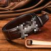 Dragon Year Dragon-Shape Automatic Buckle Men's Belt Leisure Business Bamboo Pattern Crocodile Pattern Automatic Belt