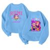 Children's Fashionable Lightweight Long-sleeved Round Neck Pullover With Pockets Printed Pullover