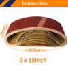 5PCS 457*75mm Sanding Belts 40-1000 Grits Wood Soft Metal Polishing Sandpaper Abrasive Bands For Belt Sander Abrasive Tool