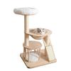 Dienmern Solid Wood Multi-Layer Cat Tree with Condo
