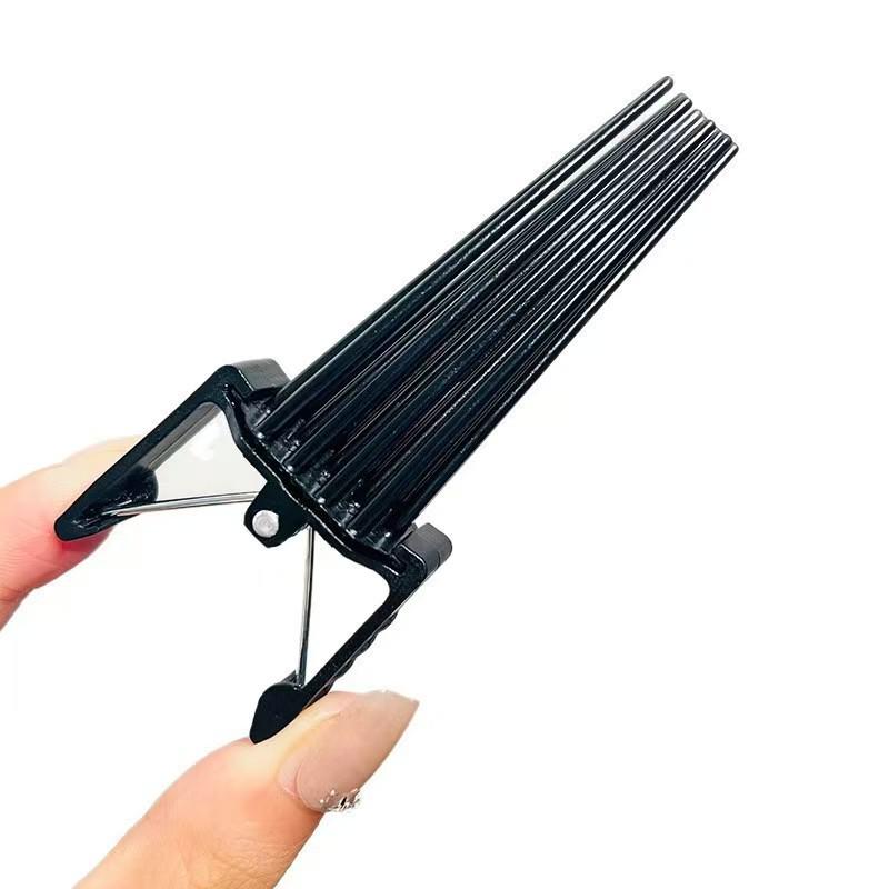 

Fluffy Men s Eight-Character Bangs Hair Clip: Seamless Design Hairpin Headwear