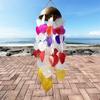 Wind Chimes Coconut and Capiz Hearts 40cm
