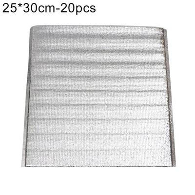 20Pcs Lunch Bag Thermal Insulation Aluminum Foil Disposable Food Delivery Pouch