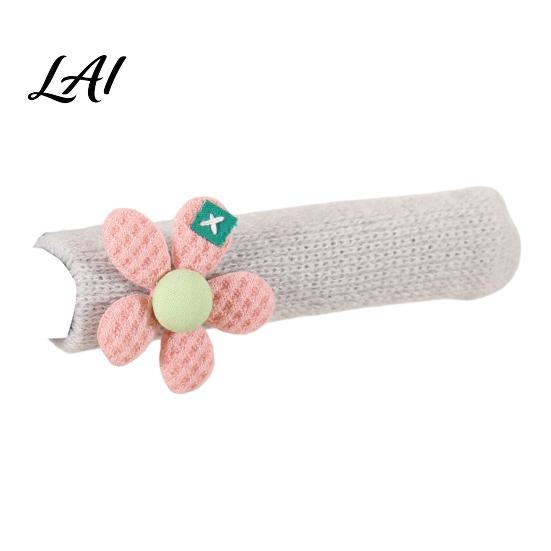 Decorative Furniture Sleeves Knitted Doorknob Covers Thick Anti‑Slip Feet Protector Sleeves Door Handle Soft Acrylic Wraps Cushion Pads,