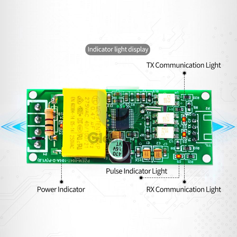 PZEM-004T-100A-D-P Multifunction AC Digital Meter Watt Power Volt Amp Current Test Module For Arduino TTL COM2\COM3\COM4