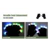 LED Gloves 7 Colors Glowing for Game Light Show Concert Halloween Costume