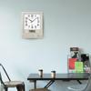 Seiko Clock Wall Clock Office Type Chime Program Function Date Calendar Radio Wave Analog Silver Metallic PT201S