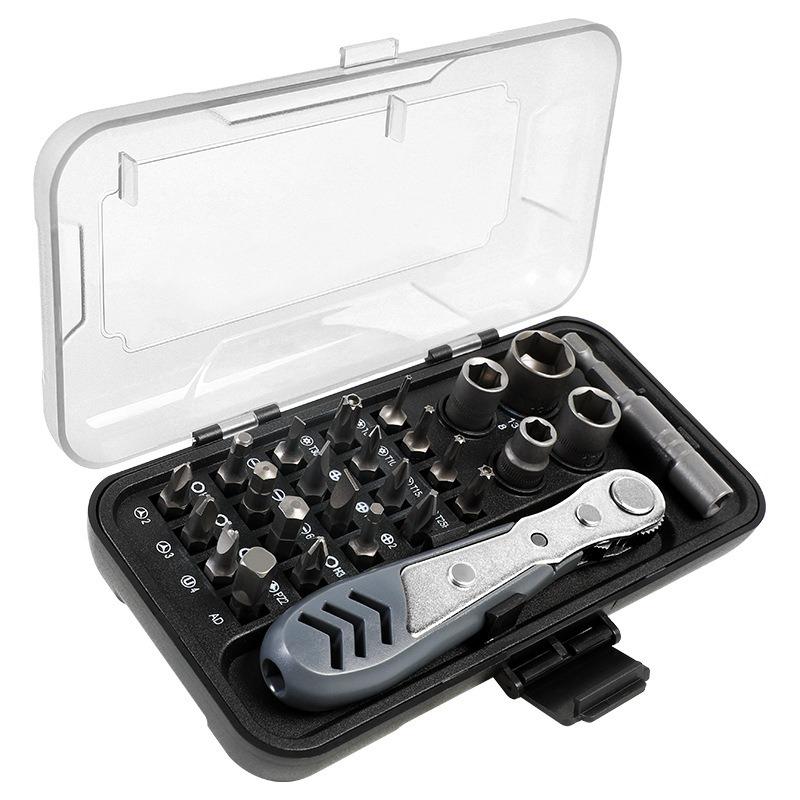 26-teiliges Präzisions-Schraubendreher-Set zur Reparatur von Mobiltelefonen mit Phillips-, Schlitz- und Torx-Bits