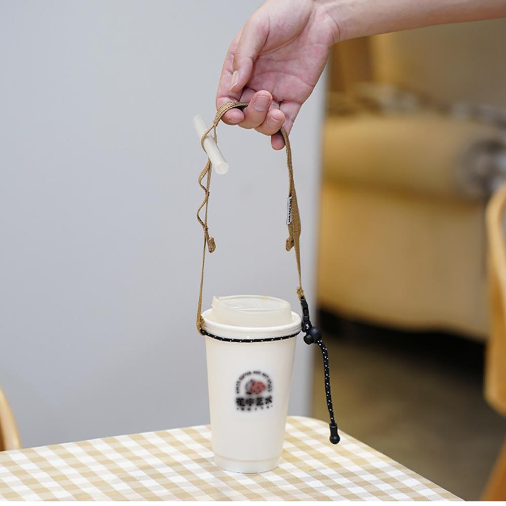 Outdoor Tools Strap Adjustable Water Bottle Carrier Sling with Handle Strap Multi-functional Camping Tool for Beverage for Easy