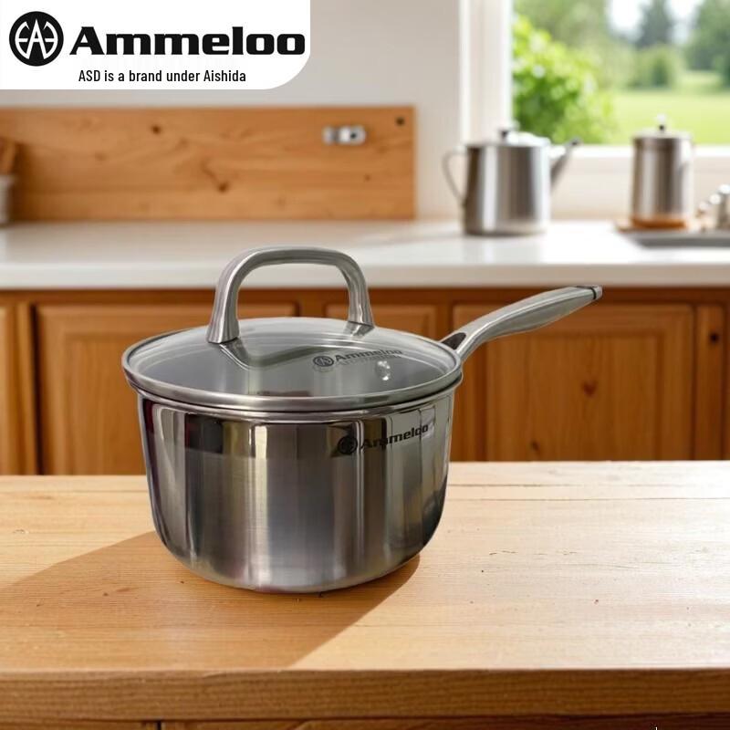 

ASD Dallas Series 304 Stainless Steel Saucepan
