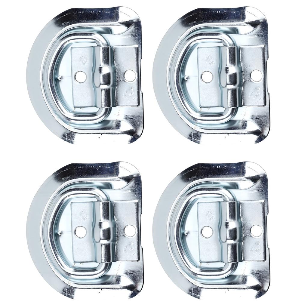 4PCS 1000lb Recessed D Tie Down Anchors