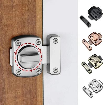 Anti-theft Cast Metal Door Latch|Right Angle Lock Buckles-Toilet/Sliding Gates/Bathrooms|Heavy Duty Hook Bolts-Security Hardware
