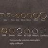 100-200Pcs/Lot 4 5 6 8 10 mm Loops Open Jump Rings Split Rings Crafts Connectors For DIY Jewelry Making Findings Accessories
