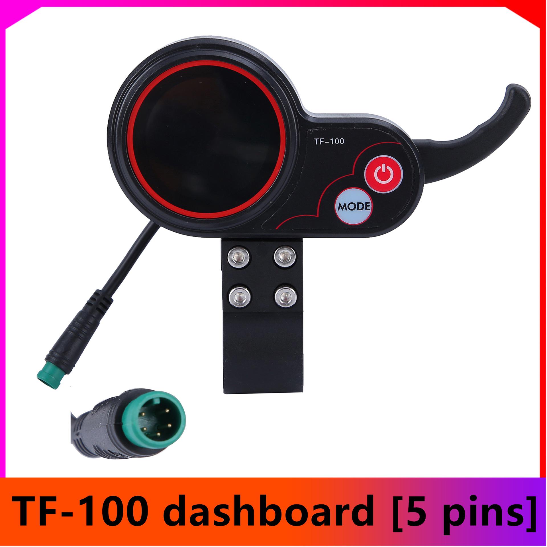 

10 Hilltop Scooter Throttle for KUGOO M4, TF-100 Model, 46-pin Instrument, 5-pin Motorcycle Accessory.