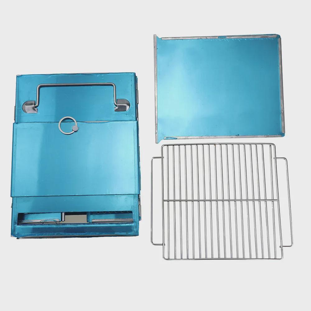 Stainless Steel Folding BBQ Grill for Outdoor Picnic and Camping