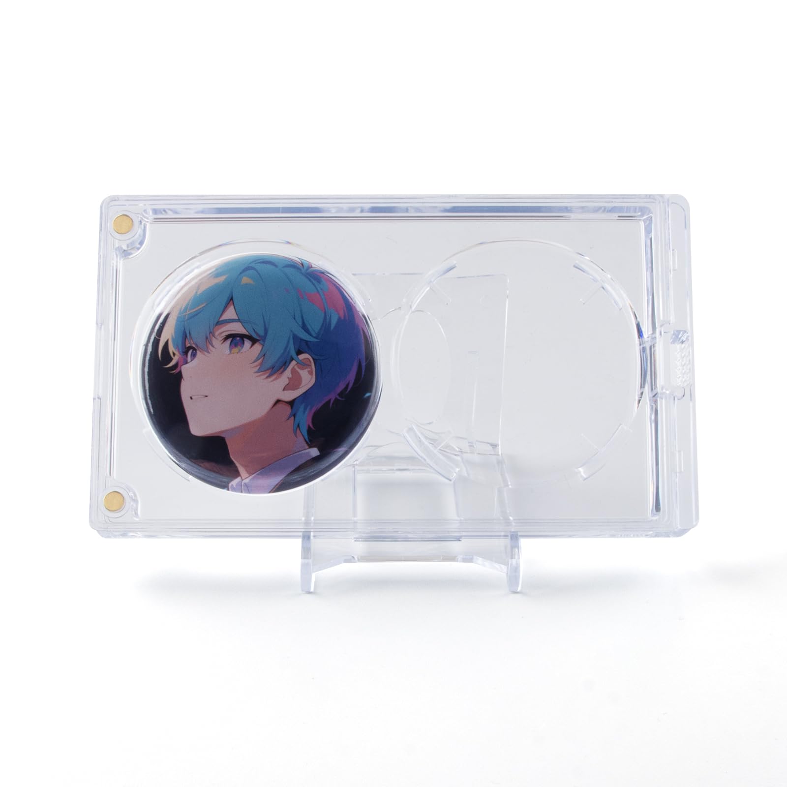 

Can Badge Set Fits 58mm Badges Includes 1 Stand Magnetic Holder Can Badge Display Perfect for Fandom Activities and Merchandise Decoration Badges Not