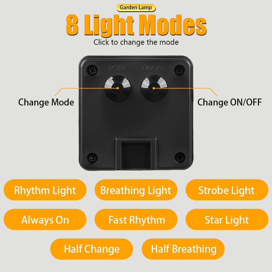 20LEDs Solar Bubble Ball Lawn Lights Outdoor Garden Pilot Light String for Patio Camping Birthday Lawn Decor Decoration Lighting