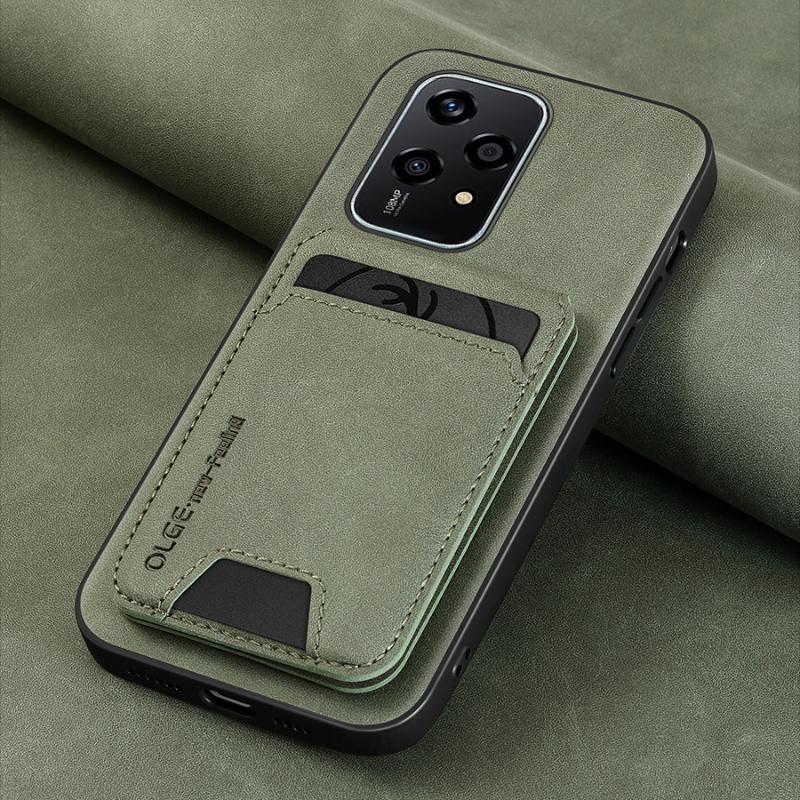 

New Solid Color Leather Wallet Card Slot Bracket Shockproof Phone Case For Honor 200 Pro Lite 100 90 70 50 X8B X50i Back Cover For Honor60Pro чорний