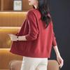 Cardigan di Lana Maglione Giacca Maglione da Donna Capospalla Primavera e Autunno Ispessito con Fionda Esterno Ampio Taglia Grande