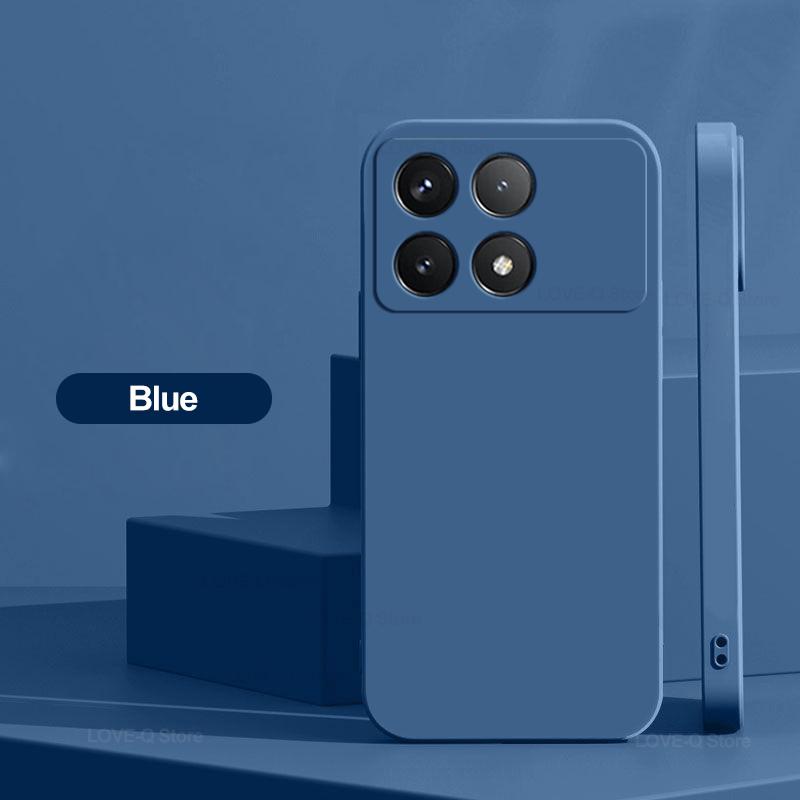 For Poco X6 Pro 5G Case Luxury Liquid Silicone Phone Case For Xiaomi Poco X6 Pro 5G Camera Protection Case