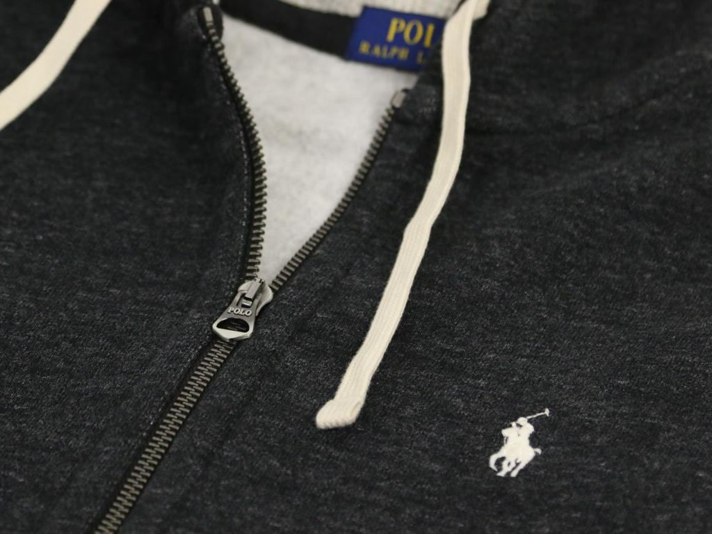 Polo Ralph Lauren Size 0102635 Men's Zip-Up Hoodie, Small, Black/White, [Used]