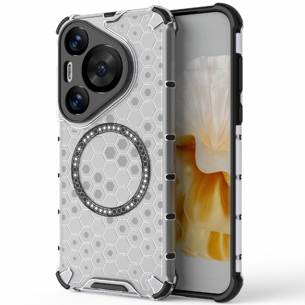 For Huawei Pura 70 Pro/70 Pro+ Honeycomb Case Slim TPU+PC Phone Cover Magnetic Case