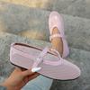 Fashion Women Breathable Sandals Summer Fishnet Ballet Flat Sandals Woman Chic Brand Designer Hollow Out Lace Mary Jane Shoes Ladies