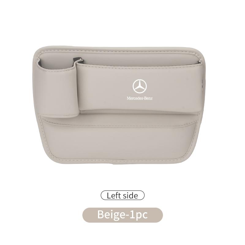 Car Seat Gap Storage Box Pocket Wallet Key Card Cup Phone Holder For Benz W202 W212 W126 W140 W168 W177 CLS GLE GLC GLS CLA