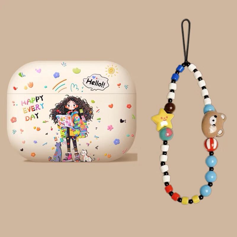 Fumaide AirPods Pro 2 Protective Case with Lanyard