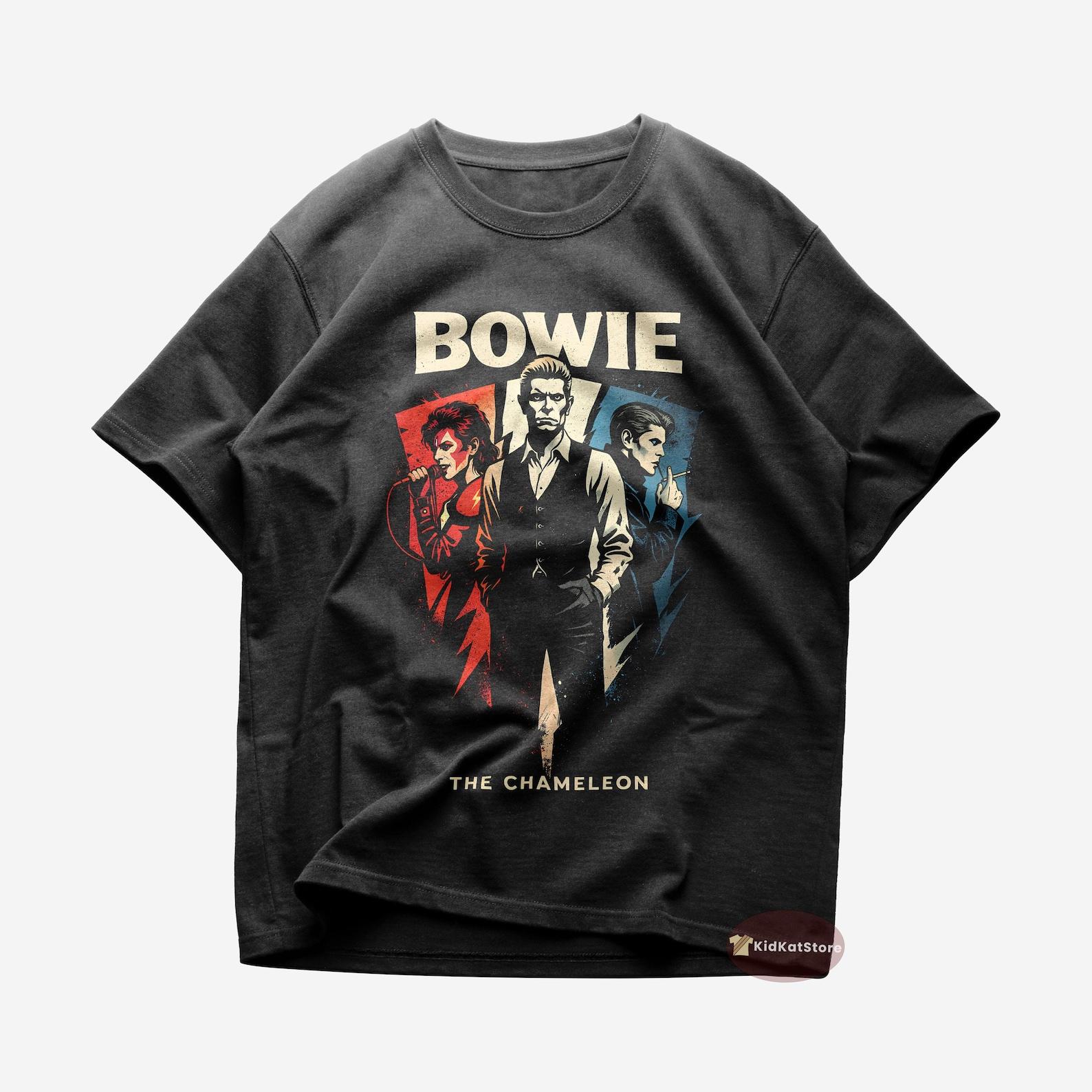 David Bowie T shirt | Rock Music Shirt | Heroes | Let s Dance | Laughing With Liza | David Bowie Merch | Unisex Cotton Tee S