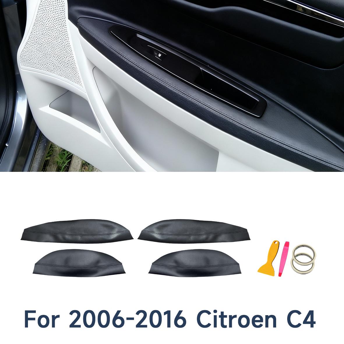 

Citroen C4/Sega 2006-2016 Door Armrest Leather Upgrade Sega 4-Door Armrest Leather (Extended Front Door)
