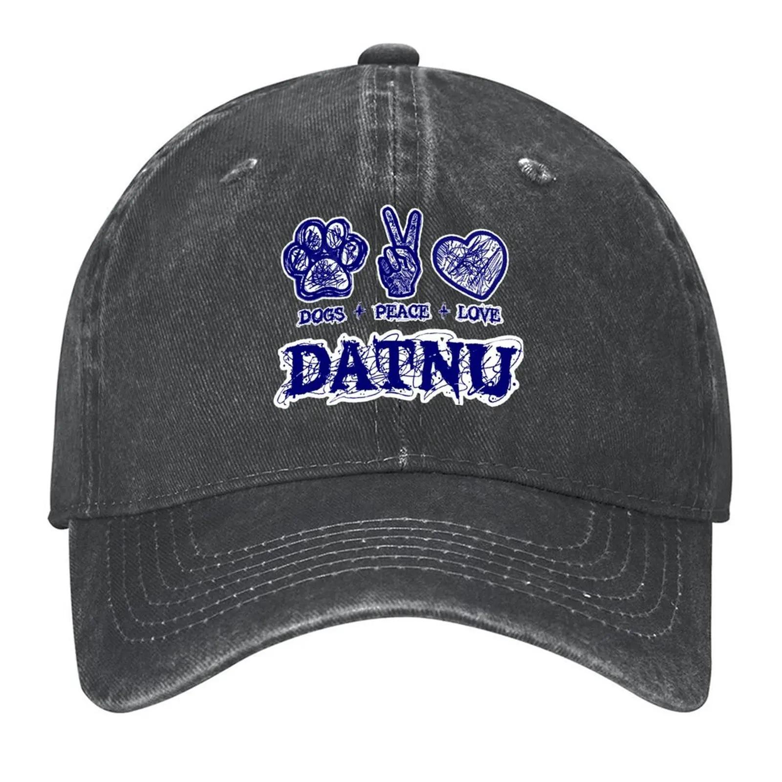 

Dogs peace love Baseball Cap Anime Sun Cap Hip Hop Hat Man For The Sun Woman Men s промывают черный