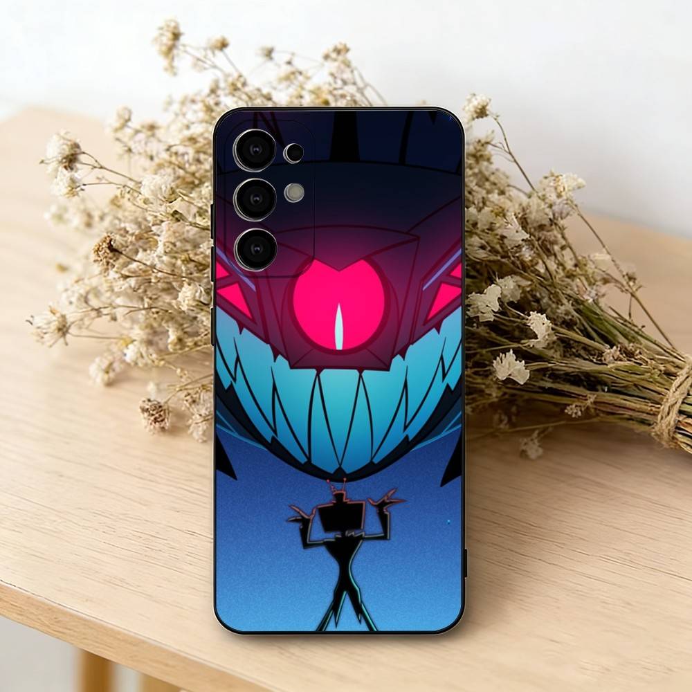Hazbin H-Hotel V-Vox   Phone Case For Samsung S25,S24,S21,S22,S23,S30,Ultra,S20,Plus,Fe,Soft Silicone Black Cover