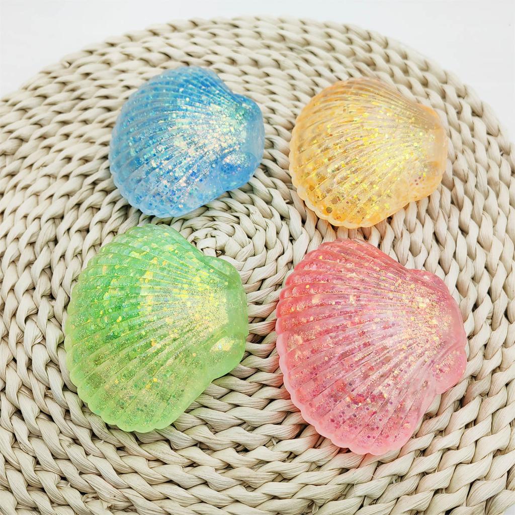 Marine Animals Starfish Shells Decompression Funny Silly Mallards Crabs Maltose Balls Squeezing Squishy Adult Kids Gift Toy