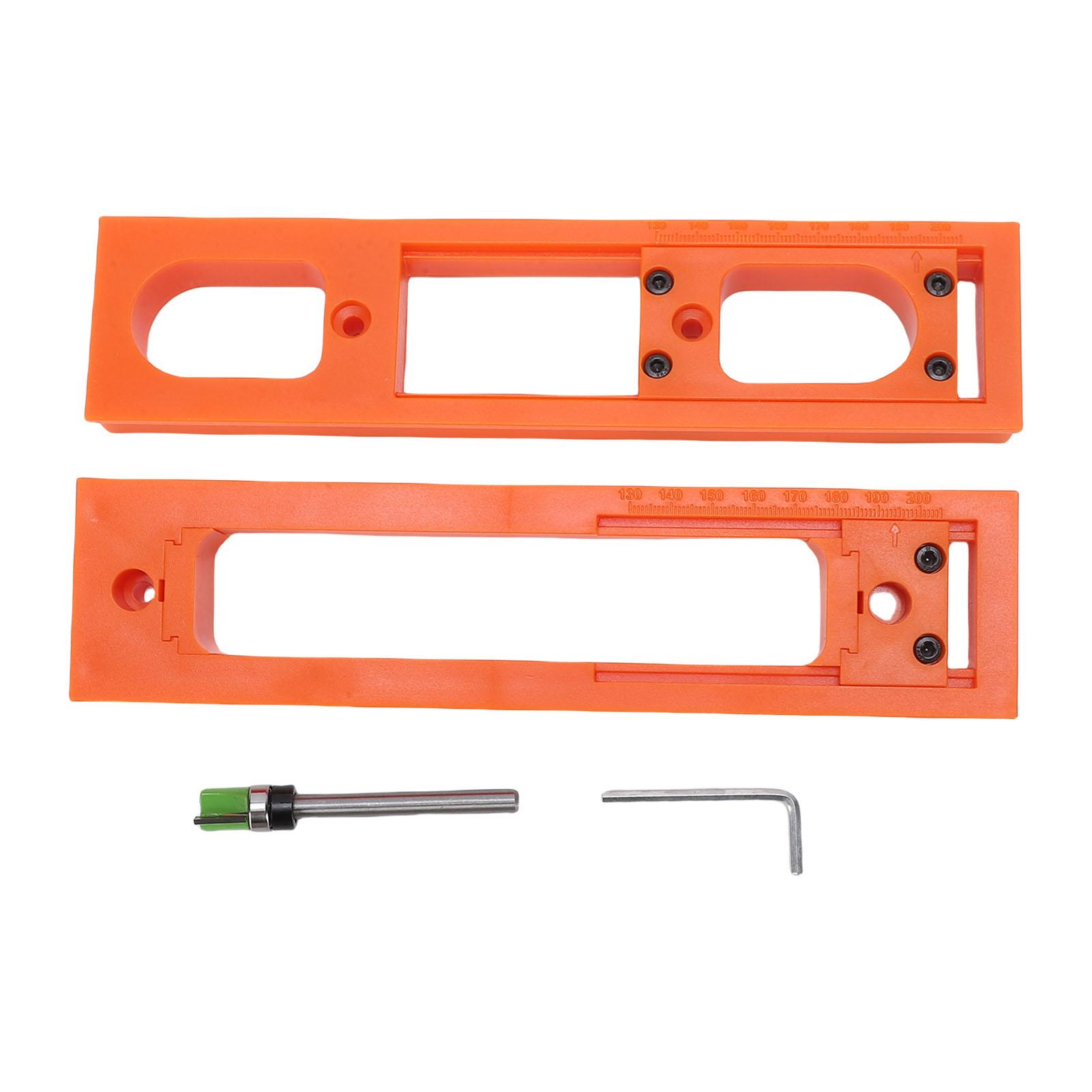 Sonoff 2 3D Hinge Slotting Template Precise Positioning Concealed 3D Hinge Router Guide Template For 2 1 2 To 6 Inch Hinges