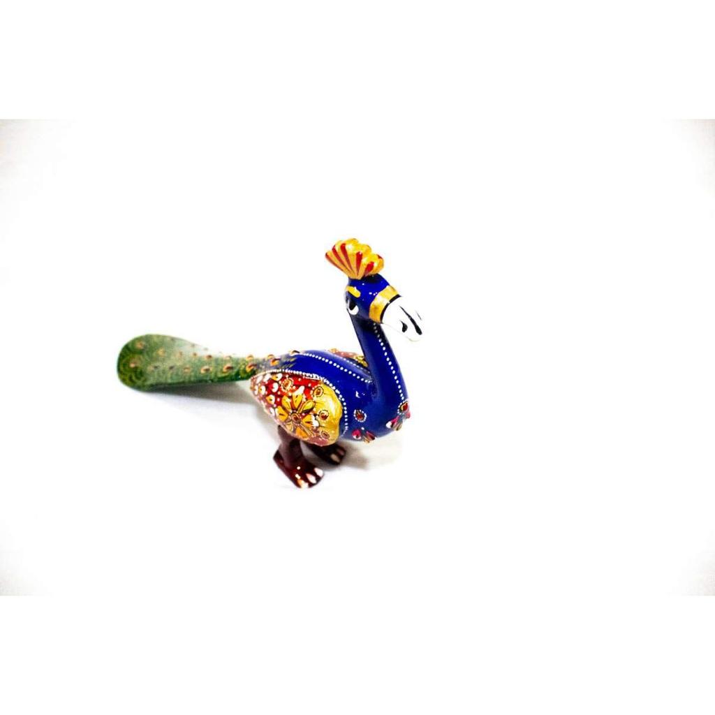 Handmade Metal Peacock Statue Showpiece Decorative Figurine for Home Living Room Office Decor