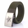35CMNylon Waistband Toothless Automatic Buckle Outdoor Training Tactical Men's Business Shirt Fire