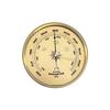 Barometer with Metal Frame and Mechanical Clock for Household Use Tracking Air Pressure and Weather Conditions
