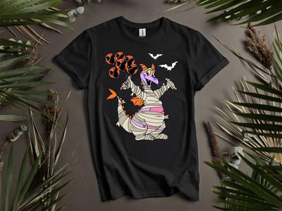 Figment Dračí Mumie Halloweenské Tričko Tričko Pánské Dámské Unisex Tričko K456