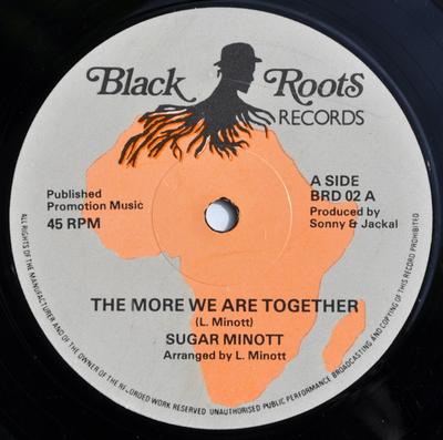 12inch Record SUGAR MINOTT - The More We Are Together BRD02 Black Roots 1982 UK Reggae, Ska & Dub Used