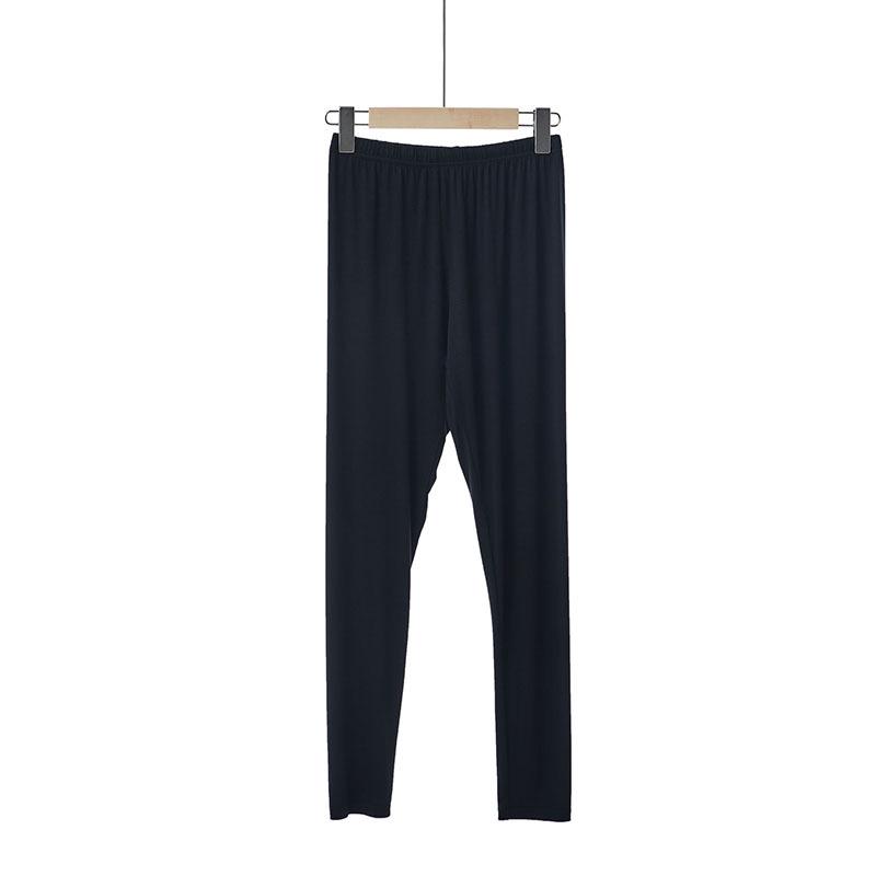 

Комплект женского термобелья из модала большого размера для осени - Теплый тонкий хлопковый базовый слой: рубашка и брюки 5XL 4XL (80-90 kg)