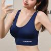 Women's Seamless Hollow Out Cross Back Sports Bra Wearable Push Up Shockproof Yoga Running Fitness Bra