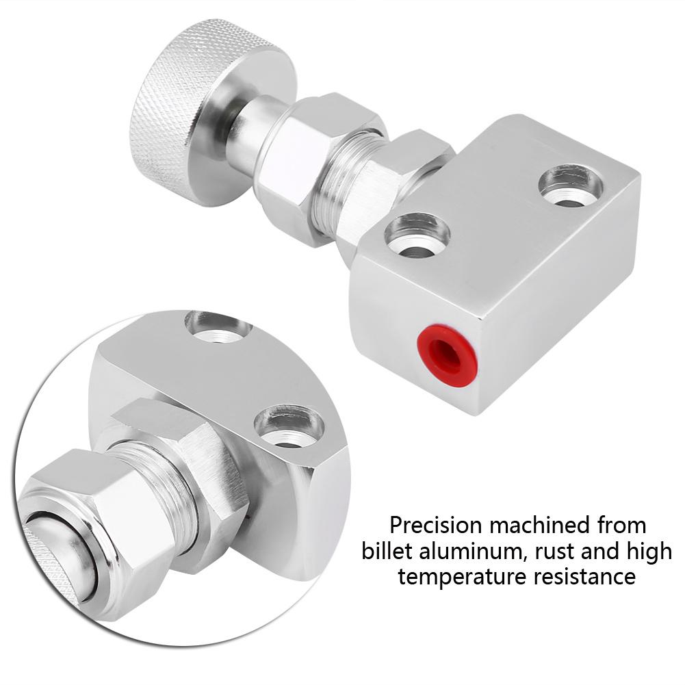 Screw Type Aluminum Brake Proportion Valve Adjustable Prop Brake Bias Adjuster for Racing Car