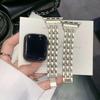 Sparkling Metal Band for Apple Watch Ultra Bands 49mm 38 40 41 42 44 45 46mm Jewelry Diamond Metal Strap for iWatch Series11 10 9 8 7 6 5 4 3