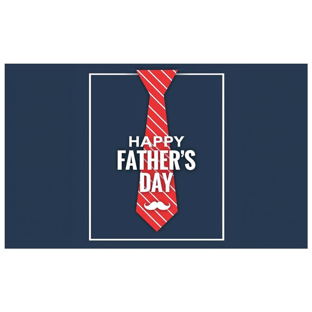 Polyester Material Tie Design Banner Decorative Design Holiday Banner Cartoon Style Red Stripes for Indoor Decoration