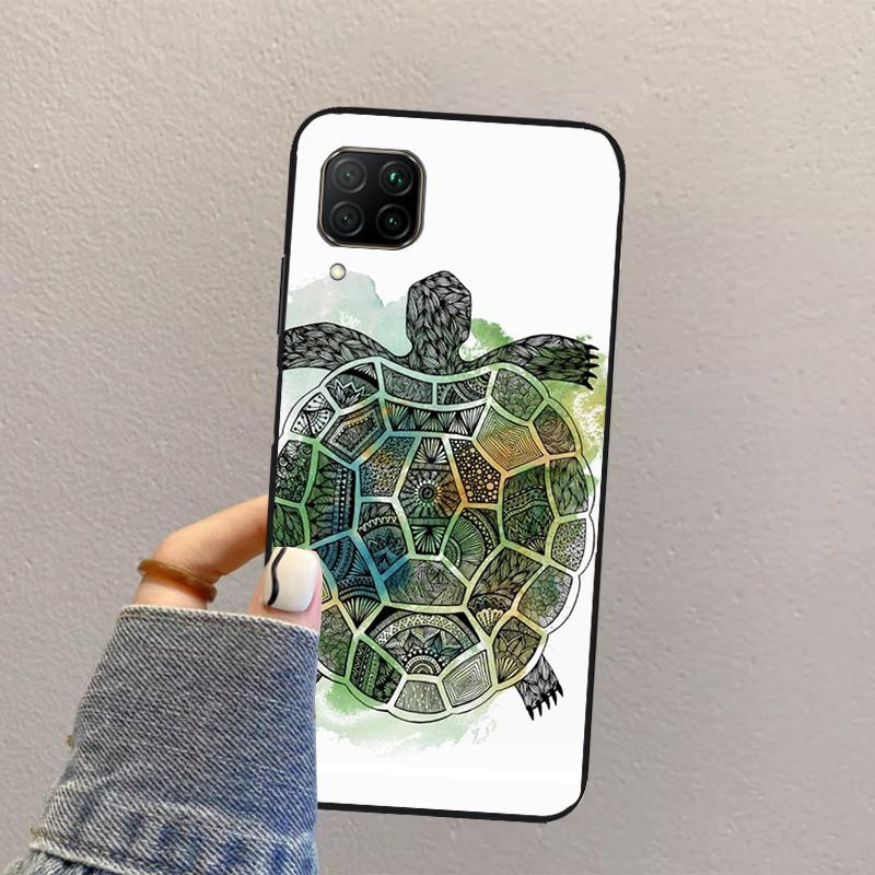 Sea Turtle For Huawei Nova Y73 Y72 Y61 Y91 Y70 Y60 Y90 12s 12i 11i 8i 9 10 SE P30 P40 Lite P60 Pro Case