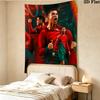 Cr7 Wall Tapestry Aesthetic Wall Hanging Printed Fabric Blanket Decorative Tapestries For Bedroom Living Room Home Decor