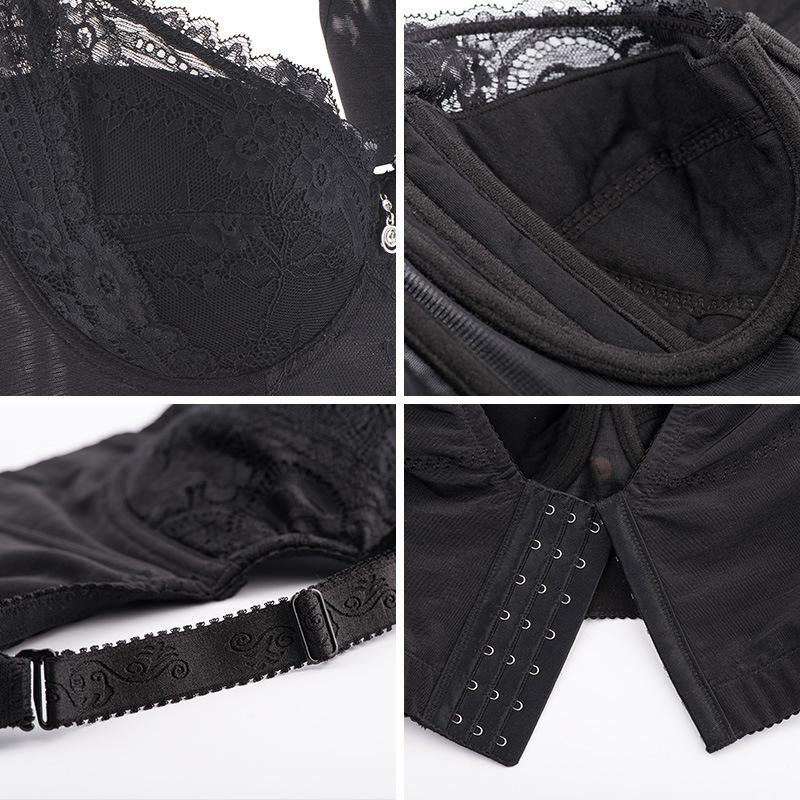 Beauty salon high-end large-size bras gather thin styles, close secondary breasts, anti-sagging adjustment underwear, close stomach and beautiful